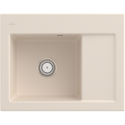 Villeroy & Boch - Évier compact à encastrer Subway 45 Ivory CeramicPlus - Publicité Villeroy & Boch - Évier compact à encastrer Subway 45 Ivory CeramicPlus - Publicité