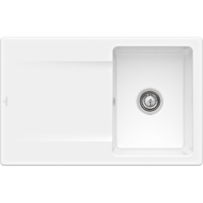Évier de Cuisine Blanc Villeroy & Boch - Réversible, 45cm, TitanCeram - Publicité Évier de Cuisine Blanc Villeroy & Boch - Réversible, 45cm, TitanCeram - Publicité