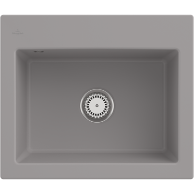 Évier Subway 60 s de Villeroy & Boch - Rectangulaire, Fossile, 600x510mm - Publicité Évier Subway 60 s de Villeroy & Boch - Rectangulaire, Fossile, 600x510mm - Publicité