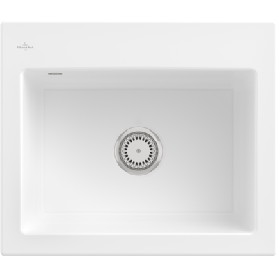 Évier de cuisine Villeroy & Boch Subway 60 S - Blanc, 600x510mm - Publicité Évier de cuisine Villeroy & Boch Subway 60 S - Blanc, 600x510mm - Publicité