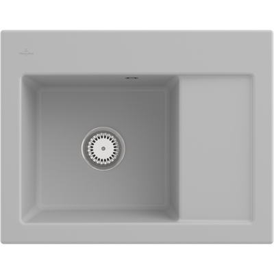 Évier compact Subway 45 de Villeroy & Boch - 65x51cm, évacuation à droite - Publicité Évier compact Subway 45 de Villeroy & Boch - 65x51cm, évacuation à droite - Publicité