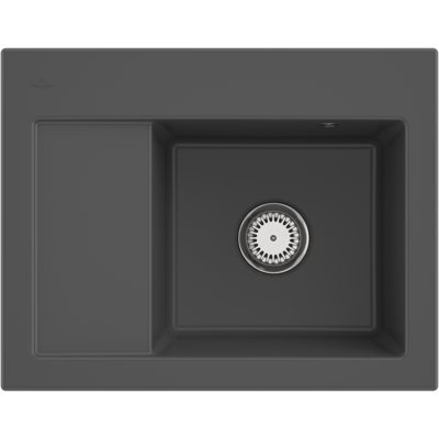 Evier compact Subway 45 de Villeroy & Boch - Graphite - Publicité Evier compact Subway 45 de Villeroy & Boch - Graphite - Publicité