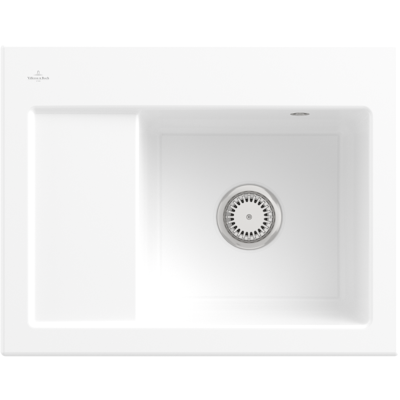 Évier compact Subway 45 de Villeroy & Boch - Blanc CeramicPlus - Publicité Évier compact Subway 45 de Villeroy & Boch - Blanc CeramicPlus - Publicité