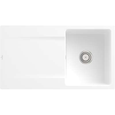 Évier réversible blanc Stone White Villeroy & Boch - Kitchen Sink - Publicité Évier réversible blanc Stone White Villeroy & Boch - Kitchen Sink - Publicité