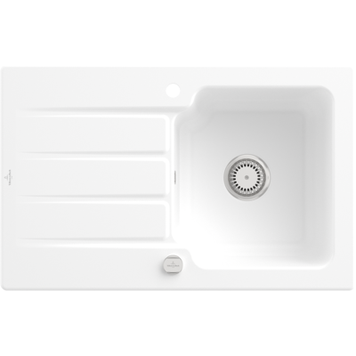 Évier de Cuisine Villeroy & Boch Architectura - Réversible Céramique Blanche - Publicité Évier de Cuisine Villeroy & Boch Architectura - Réversible Céramique Blanche - Publicité