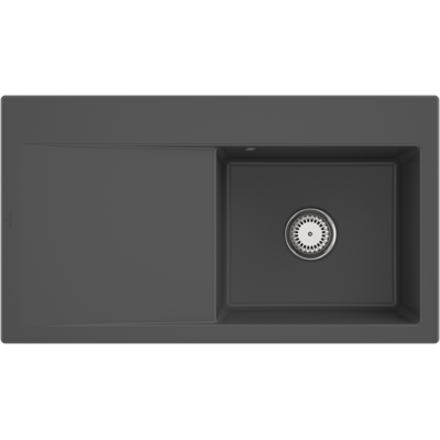 Villeroy und Boch Évier encastrable Villeroy et Boch Subway Style 50 335101i4 vasque à droite, garniture de vidange avec commande manuelle, 900 x 510 mm, graphite - Publicité Villeroy und Boch Évier encastrable Villeroy et Boch Subway Style 50 335101i4 vasque à droite, garniture de vidange avec commande manuelle, 900 x 510 mm, graphite - Publicité