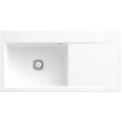 Évier de cuisine Villeroy & Boch Subway Style - Cuvette à gauche - 1000 x 510 mm - Publicité Évier de cuisine Villeroy & Boch Subway Style - Cuvette à gauche - 1000 x 510 mm - Publicité