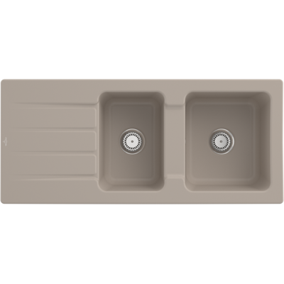 Évier Architectura MetalRim de Villeroy & Boch - Réversible - 80cm - Publicité Évier Architectura MetalRim de Villeroy & Boch - Réversible - 80cm - Publicité