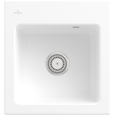 Évier encastrable Subway 45 XS de Villeroy & Boch - CeramicPlus - Blanc - Publicité Évier encastrable Subway 45 XS de Villeroy & Boch - CeramicPlus - Blanc - Publicité