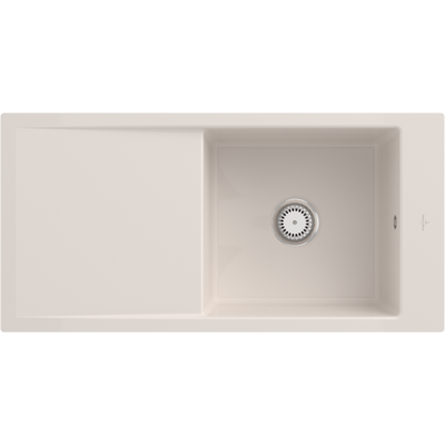 Évier Villeroy & Boch Timeline 60 - Réversible, 965x475mm, Crema - Publicité Évier Villeroy & Boch Timeline 60 - Réversible, 965x475mm, Crema - Publicité