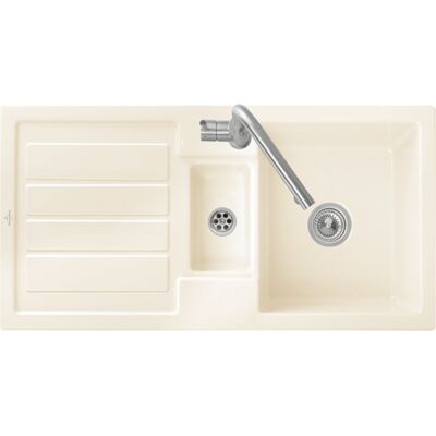 Évier Villeroy & Boch 330402AM Almond - Évier de Cuisine - Publicité Évier Villeroy & Boch 330402AM Almond - Évier de Cuisine - Publicité