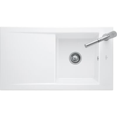 Villeroy & Boch Modèle 33070FKG Évier en céramique encastré plat - Cuisine - Publicité Villeroy & Boch Modèle 33070FKG Évier en céramique encastré plat - Cuisine - Publicité