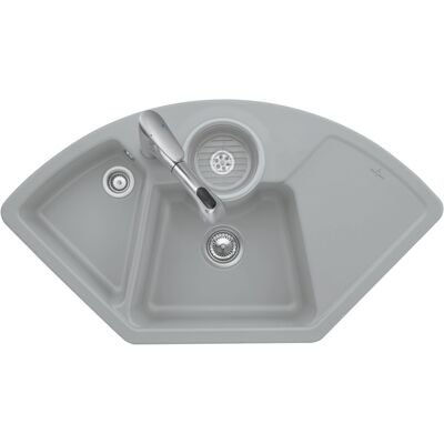 Villeroy & Boch Évier d'angle - CeramicPlus - 1075x600mm - Publicité Villeroy & Boch Évier d'angle - CeramicPlus - 1075x600mm - Publicité
