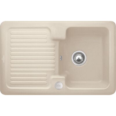 Évier Villeroy & Boch - Réversible, 45cm, Amande - Publicité Évier Villeroy & Boch - Réversible, 45cm, Amande - Publicité