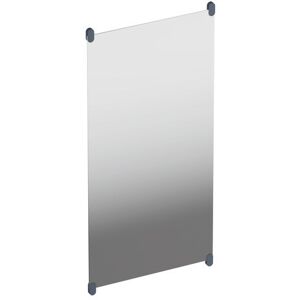 Hewi S 801 Miroir Murale - Rectangulaire, Bords Biseautés, Gris Mat - Publicité Hewi S 801 Miroir Murale - Rectangulaire, Bords Biseautés, Gris Mat - Publicité