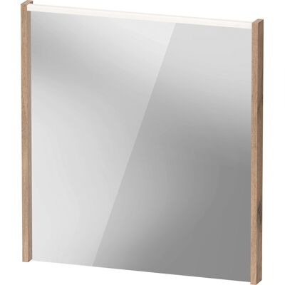 Miroir Duravit D-Code - Éclairage LED, 650x700mm, Eiche Marmoriert - Publicité Miroir Duravit D-Code - Éclairage LED, 650x700mm, Eiche Marmoriert - Publicité