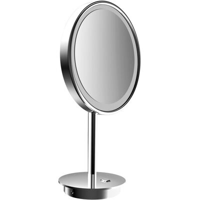 Miroir Cosmétique LED Chromé Emco - Grossissement 3x, Ø 203mm, Fixation Murale - Publicité Miroir Cosmétique LED Chromé Emco - Grossissement 3x, Ø 203mm, Fixation Murale - Publicité