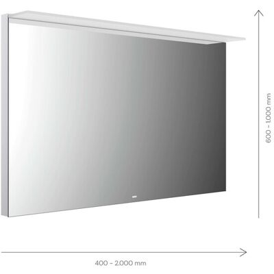 Miroir LED Emco MI 200 - Capteur, Réglage Luminosité, 1300mm - Publicité Miroir LED Emco MI 200 - Capteur, Réglage Luminosité, 1300mm - Publicité