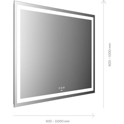 Miroir LED Emco MI 230+ - Réglable Luminosité & Couleur - Salle de Bain - Publicité Miroir LED Emco MI 230+ - Réglable Luminosité & Couleur - Salle de Bain - Publicité