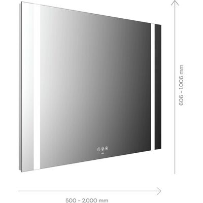 Miroir lumineux Emco MI 500+ - 1700 x 906 mm - Publicité Miroir lumineux Emco MI 500+ - 1700 x 906 mm - Publicité