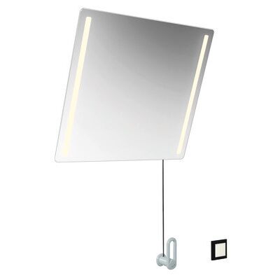 Hewi 801 Miroir LED inclinable - Miroir mural éclairé - Publicité Hewi 801 Miroir LED inclinable - Miroir mural éclairé - Publicité