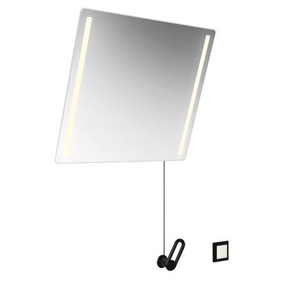 Miroir inclinable LED Hewi 801 - 600x540mm - Gris - Publicité Miroir inclinable LED Hewi 801 - 600x540mm - Gris - Publicité