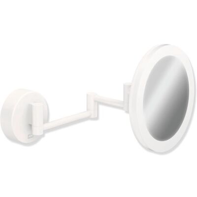 Hewi Miroir cosmétique LED 200mm 5x - Miroir de beauté - Publicité Hewi Miroir cosmétique LED 200mm 5x - Miroir de beauté - Publicité