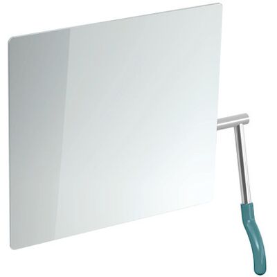 Miroir réglable Hewi - Rectangulaire, Aqua - Miroir - Publicité Miroir réglable Hewi - Rectangulaire, Aqua - Miroir - Publicité