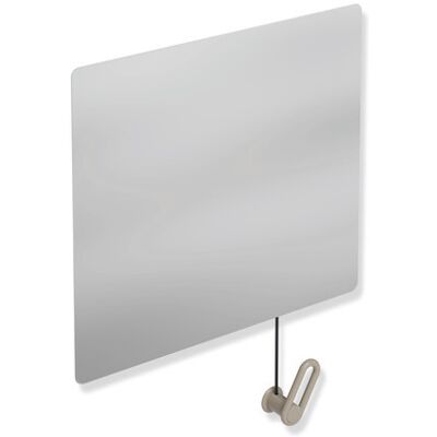 Miroir de salle de bain HEWI - Incliné, 600x540mm, Sable - Publicité Miroir de salle de bain HEWI - Incliné, 600x540mm, Sable - Publicité