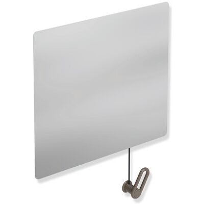 Miroir inclinable HEWI 801 - Montage mural, 28°, verre 6mm - Publicité Miroir inclinable HEWI 801 - Montage mural, 28°, verre 6mm - Publicité