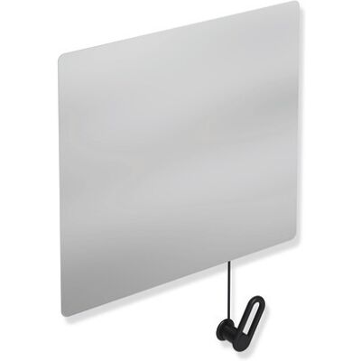 HEWI 801 Miroir inclinable - Miroir en cristal rectangulaire - 600x540mm - Fixé au mur - Publicité HEWI 801 Miroir inclinable - Miroir en cristal rectangulaire - 600x540mm - Fixé au mur - Publicité