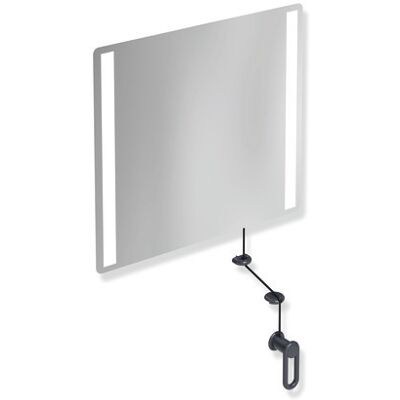 Hewi - Modèle 801 - Miroir LED rectangulaire - Fixation murale - Publicité Hewi - Modèle 801 - Miroir LED rectangulaire - Fixation murale - Publicité