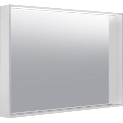 Miroir de salle de bain LED Keuco argenté avec chauffage - 1000x700x105 mm - Publicité Miroir de salle de bain LED Keuco argenté avec chauffage - 1000x700x105 mm - Publicité