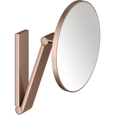 KEUCO iLook_move miroir cosmétique 17612290000 rond, grossissement 5x, modèle mural, or rouge brossé - Publicité KEUCO iLook_move miroir cosmétique 17612290000 rond, grossissement 5x, modèle mural, or rouge brossé - Publicité