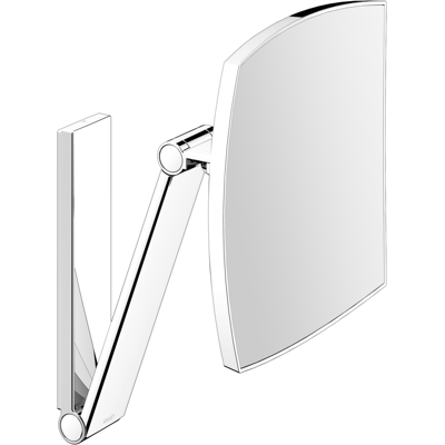 Miroir cosmétique Keuco Finition en acier inoxydable 200x200mm - Publicité Miroir cosmétique Keuco Finition en acier inoxydable 200x200mm - Publicité