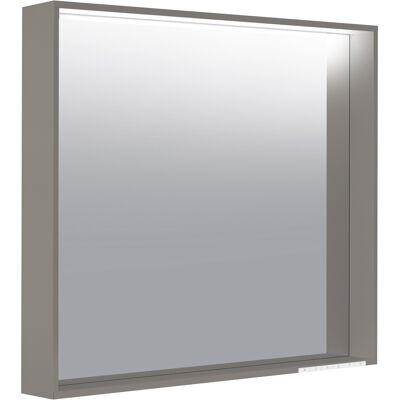 Miroir LED Keuco X-Line - Inox - Chauffage 52W - Contrôle DALI - 800x700mm - Publicité Miroir LED Keuco X-Line - Inox - Chauffage 52W - Contrôle DALI - 800x700mm - Publicité
