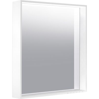 Miroir LED Keuco X-Line avec Chauffage - 650x700mm - Truffe - Publicité Miroir LED Keuco X-Line avec Chauffage - 650x700mm - Truffe - Publicité