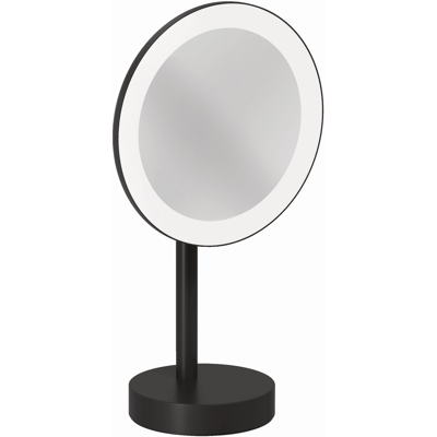 Miroir cosmétique LED Kludi VELA R - noir mat - Miroir de beauté - Publicité Miroir cosmétique LED Kludi VELA R - noir mat - Miroir de beauté - Publicité