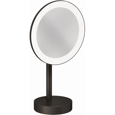 Kludi VELA R Miroir cosmétique LED - Autoportant, Bronze brossé - Publicité Kludi VELA R Miroir cosmétique LED - Autoportant, Bronze brossé - Publicité