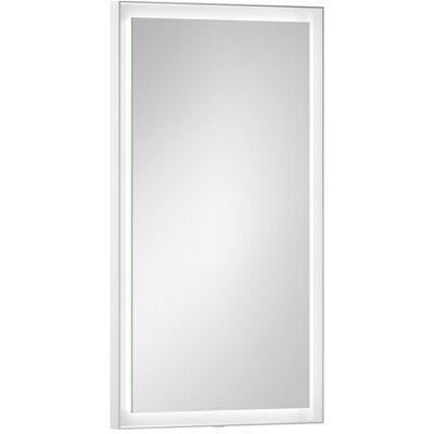 Miroir rectangulaire Laufen YVA H4484600YV2681 , 450 x 40 x 800 mm, éclairage LED, interrupteur tactile marche/arrêt/variateur, blanc mat - Publicité Miroir rectangulaire Laufen YVA H4484600YV2681 , 450 x 40 x 800 mm, éclairage LED, interrupteur tactile marche/arrêt/variateur, blanc mat - Publicité