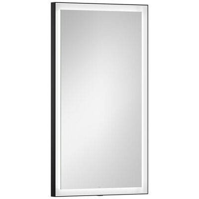 Miroir rectangulaire Laufen YVA H4484600YV4501 , 450 x 40 x 800 mm, éclairage LED, interrupteur tactile marche/arrêt/variateur, noir mat - Publicité Miroir rectangulaire Laufen YVA H4484600YV4501 , 450 x 40 x 800 mm, éclairage LED, interrupteur tactile marche/arrêt/variateur, noir mat - Publicité