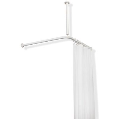 Hewi Modèle 801 Barres de Rideaux avec Rideau de Douche - Accessoires de Salle de Bain - Publicité Hewi Modèle 801 Barres de Rideaux avec Rideau de Douche - Accessoires de Salle de Bain - Publicité