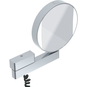 Miroir de rasage et cosmétique Emco LED 109506018, grossissement 3x et 7x, éclairage LED, chromé, avec câble spiralé et prise. Publicité Miroir de rasage et cosmétique Emco LED 109506018, grossissement 3x et 7x, éclairage LED, chromé, avec câble spiralé et prise. Publicité