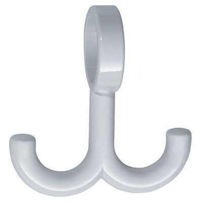 Hewi 801 Crochet double pour vestiaire - coat hook - Publicité Hewi 801 Crochet double pour vestiaire - coat hook - Publicité