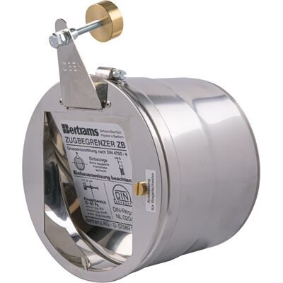 Limiteur de tirage Bertrams 16ZB150 Ø 150 mm, disque régulateur en vrac - Publicité Limiteur de tirage Bertrams 16ZB150 Ø 150 mm, disque régulateur en vrac - Publicité