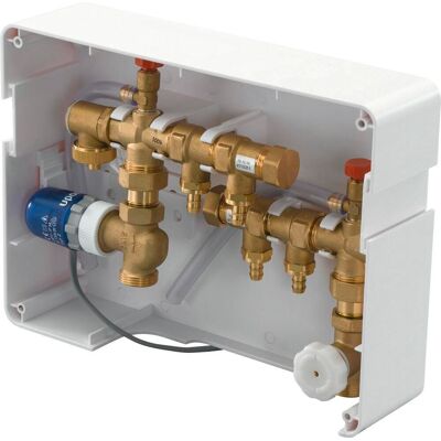 Boîte de raccordement encastrée Uponor Minitec 1005271 220x300mm, pour 2 circuits de chauffage - Publicité Boîte de raccordement encastrée Uponor Minitec 1005271 220x300mm, pour 2 circuits de chauffage - Publicité