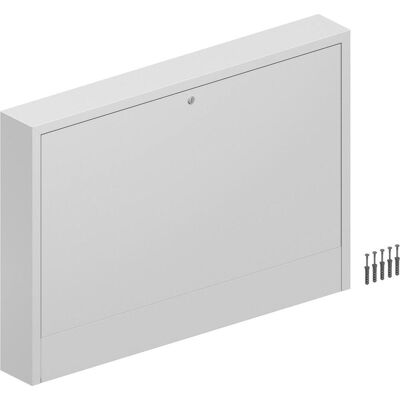 Armoire de distribution Uponor 1136219 1050 mm, avec porte, pour montage en saillie - Publicité Armoire de distribution Uponor 1136219 1050 mm, avec porte, pour montage en saillie - Publicité