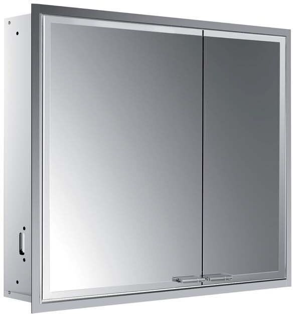 Emco Asis Prestige 2 encastré illuminé armoire à glace 989707103 815x666mm, large porte à gauche, sans LightSystem