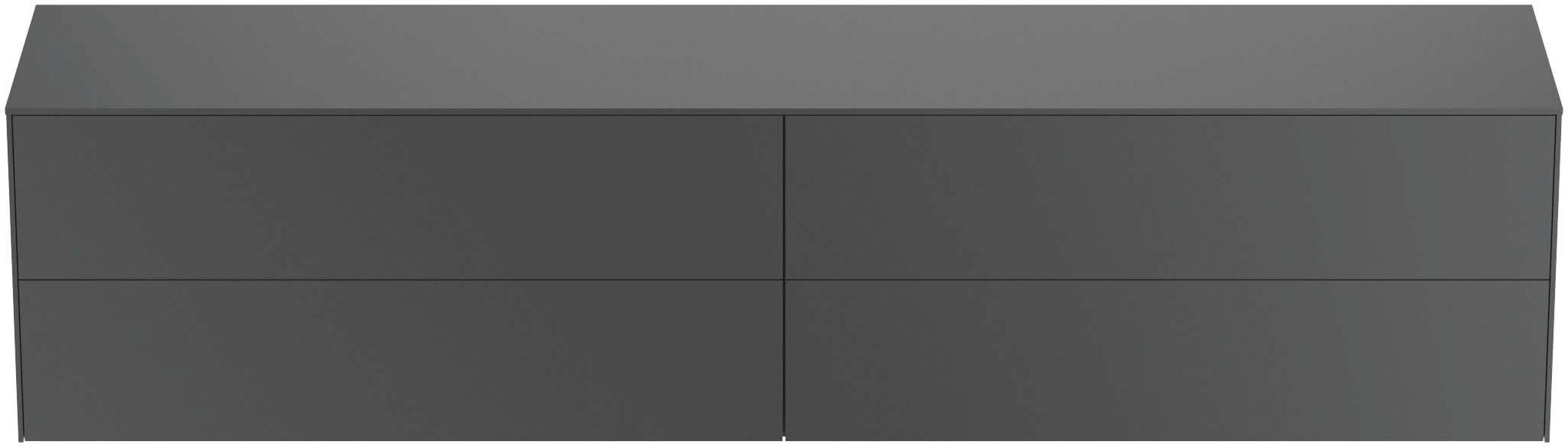 Ideal Standard Conca T4338Y2 sans découpe, 4 tiroirs, 240x50,5x555 cm, laqué anthracite mat