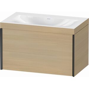 XViu Duravit vasque XV4610NB271C 80x48cm, 2000 , noir mat, Cadres C, chene mediterraneen